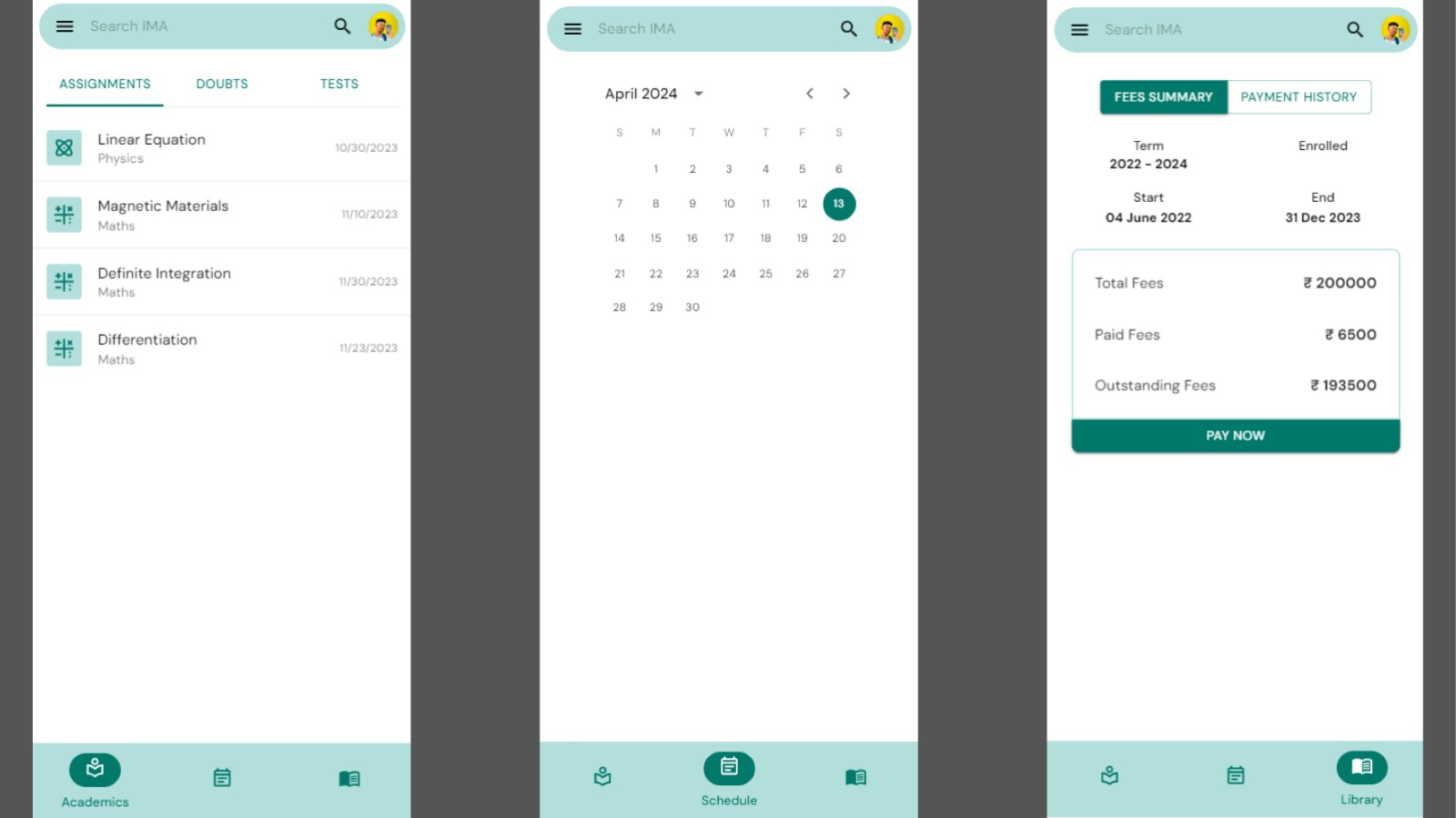 Institute Management App